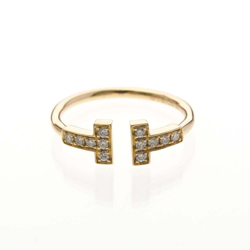 TIFFANY 18k Gold Diamond Ring